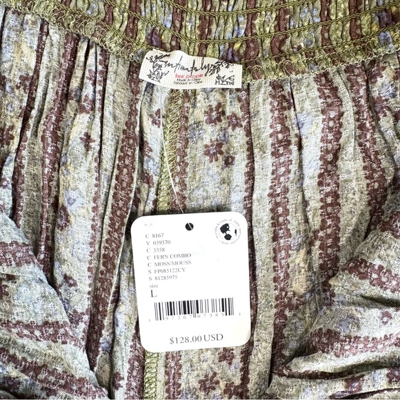 Intimately Free People Rule The World Floral Maxi Jumpsuit in Fern Combo Large - Picture 15 of 16